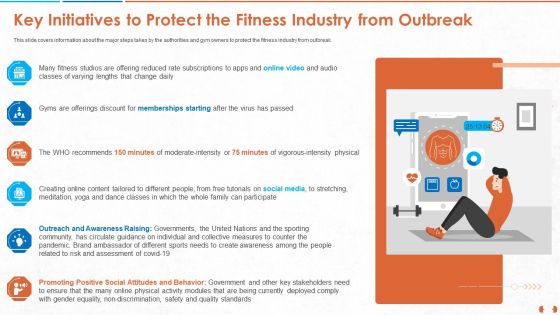 Key Initiatives To Protect The Fitness Industry From Outbreak Brochure PDF Key Initiatives To Protect The Fitness Industry From Outbreak Brochure PDF
