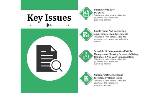 Key Issues Ppt PowerPoint Presentation Layouts Introduction