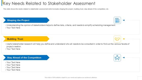 Key Needs Related To Stakeholder Assessment Rules PDF