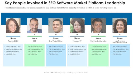 Key People Involved In SEO Software Market Platform Leadership Introduction PDF Key People Involved In SEO Software Market Platform Leadership Introduction PDF