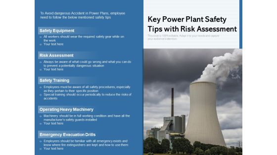 Key Power Plant Safety Tips With Risk Assessment Ppt PowerPoint Presentation File Example PDF Key Power Plant Safety Tips With Risk Assessment Ppt PowerPoint Presentation File Example PDF