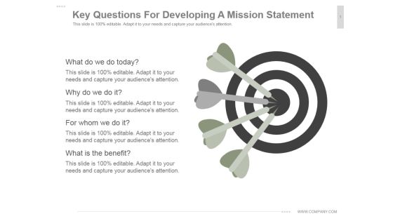 Key Questions For Developing A Mission Statement Ppt PowerPoint Presentation Layouts Key Questions For Developing A Mission Statement Ppt PowerPoint Presentation Layouts