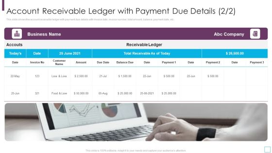 Key Strategies For Account Receivable Ledger With Payment Due Details Tips Guidelines PDF Key Strategies For Account Receivable Ledger With Payment Due Details Tips Guidelines PDF