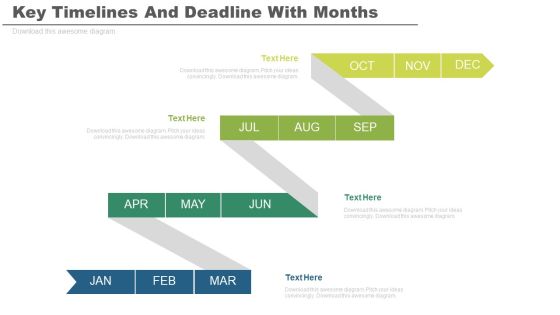 Key Timelines And Deadline With Months Ppt Slides Key Timelines And Deadline With Months Ppt Slides
