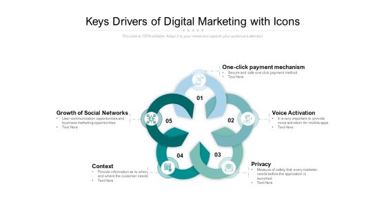 Keys Drivers Of Digital Marketing With Icons Ppt PowerPoint Presentation Slides Structure Keys Drivers Of Digital Marketing With Icons Ppt PowerPoint Presentation Slides Structure