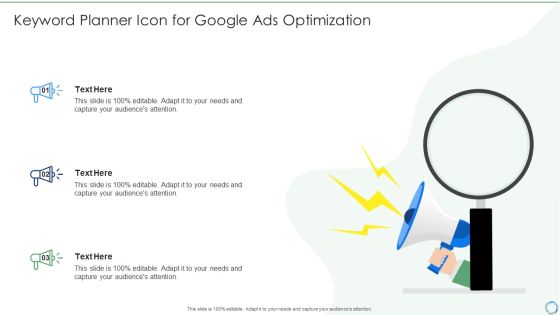 Keyword Planner Icon For Google Ads Optimization Microsoft PDF