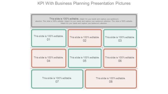 Kpi With Business Planning Presentation Pictures Kpi With Business Planning Presentation Pictures