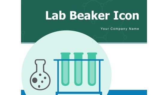 Lab Beaker Icon Technology Chemical Testing Ppt PowerPoint Presentation Complete Deck