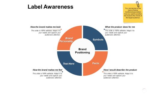 Label Awareness Positioning Ppt PowerPoint Presentation Pictures Graphic Images