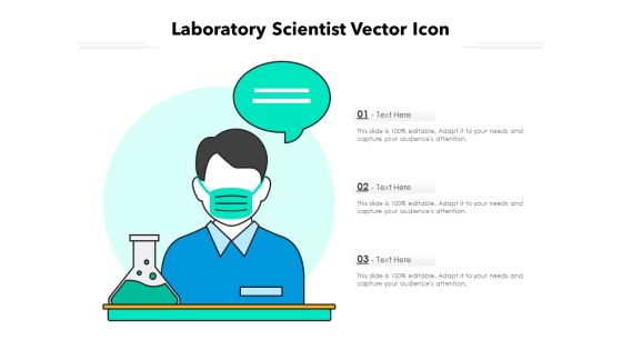 Laboratory Scientist Vector Icon Ppt PowerPoint Presentation Gallery Rules PDF
