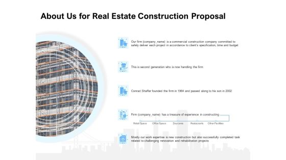 Land Holdings Building About Us For Real Estate Construction Proposal Ppt Show PDF Land Holdings Building About Us For Real Estate Construction Proposal Ppt Show PDF
