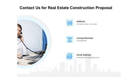 Land Holdings Building Contact Us For Real Estate Construction Proposal Ppt Professional Sample PDF Land Holdings Building Contact Us For Real Estate Construction Proposal Ppt Professional Sample PDF