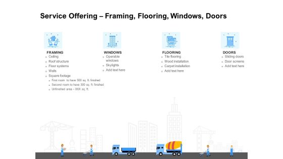 Land Holdings Building Service Offering Framing Flooring Windows Doors Formats PDF Land Holdings Building Service Offering Framing Flooring Windows Doors Formats PDF