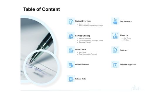 Land Holdings Building Table Of Content Ppt Background Designs PDF Land Holdings Building Table Of Content Ppt Background Designs PDF