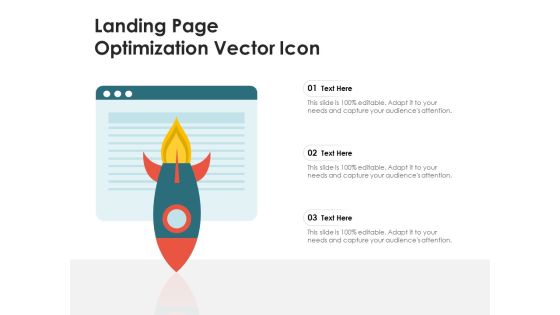 Landing Page Optimization Vector Icon Ppt PowerPoint Presentation Professional Design Inspiration PDF