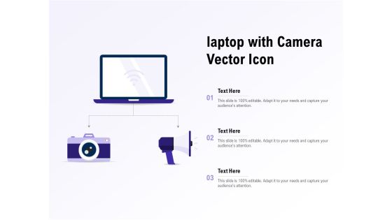 Laptop With Camera Vector Icon Ppt PowerPoint Presentation Slides Introduction