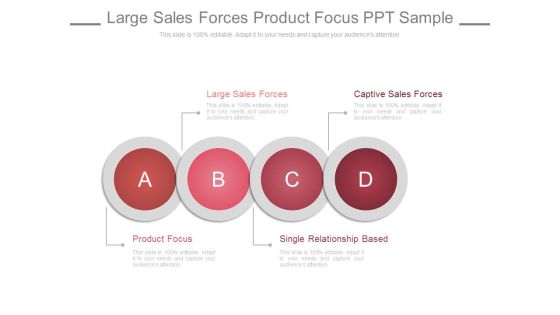 Large Sales Forces Product Focus Ppt Slides Large Sales Forces Product Focus Ppt Slides