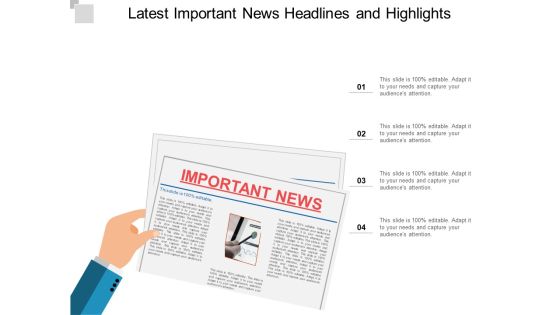 Latest Important News Headlines And Highlights Ppt PowerPoint Presentation Outline Slide Download Latest Important News Headlines And Highlights Ppt PowerPoint Presentation Outline Slide Download