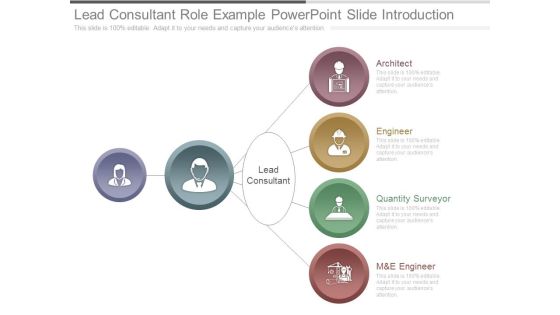 Lead Consultant Role Example Powerpoint Slide Introduction Lead Consultant Role Example Powerpoint Slide Introduction