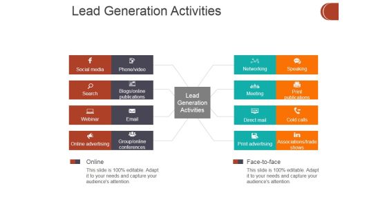 Lead Generation Activities Ppt PowerPoint Presentation Show Layout Lead Generation Activities Ppt PowerPoint Presentation Show Layout