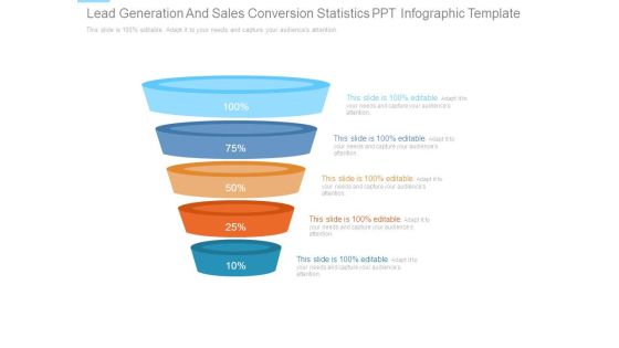 Lead Generation And Sales Conversion Statistics Ppt Infographic Template Lead Generation And Sales Conversion Statistics Ppt Infographic Template
