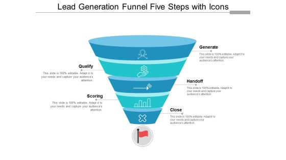 Lead Generation Funnel Five Steps With Icons Ppt PowerPoint Presentation Show Graphics Tutorials Lead Generation Funnel Five Steps With Icons Ppt PowerPoint Presentation Show Graphics Tutorials
