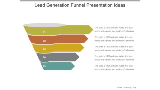 Lead Generation Funnel Presentation Ideas Lead Generation Funnel Presentation Ideas