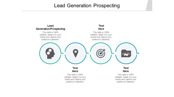 Lead Generation Prospecting Ppt PowerPoint Presentation Icon Infographic Template Cpb