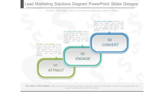 Lead Marketing Solutions Diagram Powerpoint Slides Designs