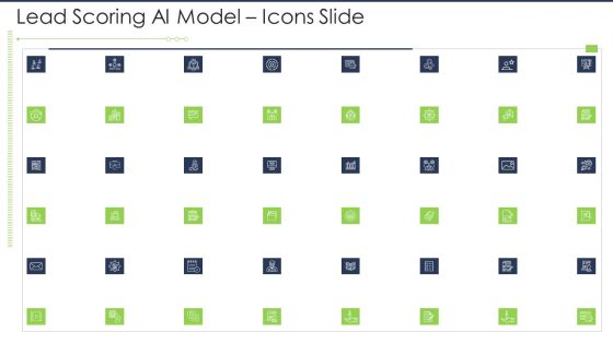Lead Scoring AI Model Icons Slide Ppt Inspiration PDF