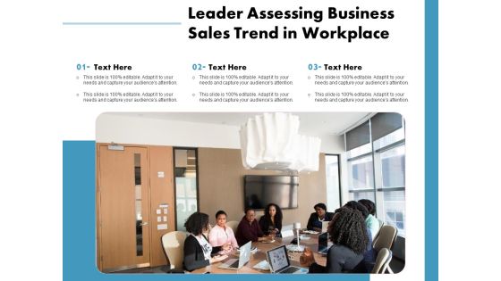 Leader Assessing Business Sales Trend In Workplace Ppt PowerPoint Presentation Slides Inspiration PDF Leader Assessing Business Sales Trend In Workplace Ppt PowerPoint Presentation Slides Inspiration PDF