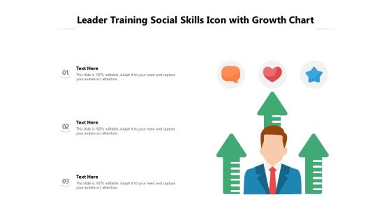 Leader Training Social Skills Icon With Growth Chart Ppt PowerPoint Presentation Styles Elements PDF Leader Training Social Skills Icon With Growth Chart Ppt PowerPoint Presentation Styles Elements PDF