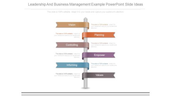 Leadership And Business Management Example Powerpoint Slide Ideas Leadership And Business Management Example Powerpoint Slide Ideas