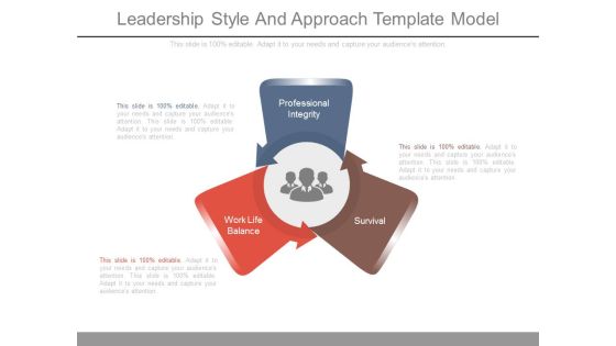 Leadership Style And Approach Template Model
