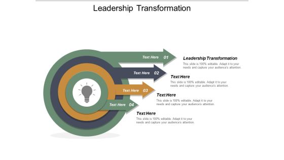 Leadership Transformation Ppt PowerPoint Presentation Styles Aids Cpb