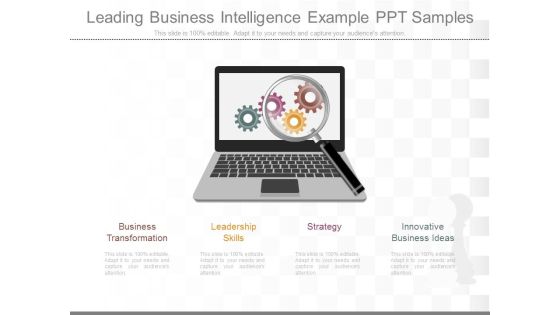 Leading Business Intelligence Example Ppt Samples