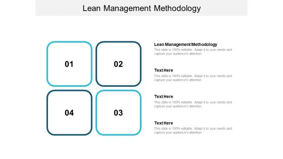 Lean Management Methodology Ppt PowerPoint Presentation Outline Themes Cpb Lean Management Methodology Ppt PowerPoint Presentation Outline Themes Cpb