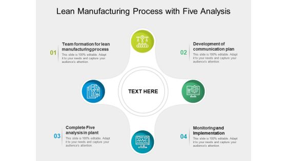 Lean Manufacturing Process With Five Analysis Ppt PowerPoint Presentation Icon Professional PDF