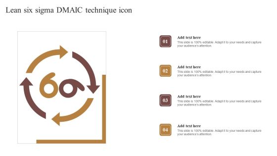Lean Six Sigma DMAIC Technique Icon Microsoft PDF Lean Six Sigma DMAIC Technique Icon Microsoft PDF