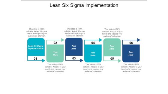 Lean Six Sigma Implementation Ppt PowerPoint Presentation Show Layout Cpb