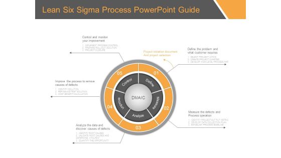 Lean Six Sigma Process Powerpoint Guide Lean Six Sigma Process Powerpoint Guide