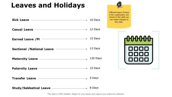 Leaves And Holidays Strategy Ppt PowerPoint Presentation Summary Graphic Images