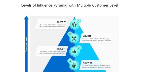 Levels Of Influence Pyramid With Multiple Customer Level Ppt PowerPoint Presentation Gallery Smartart PDF Levels Of Influence Pyramid With Multiple Customer Level Ppt PowerPoint Presentation Gallery Smartart PDF