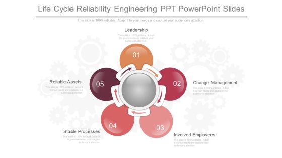 Life Cycle Reliability Engineering Ppt Powerpoint Slides