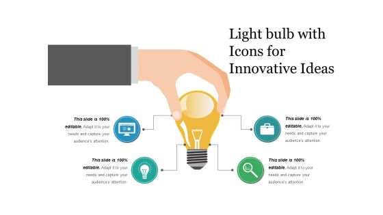 Light Bulb With Icons For Innovative Ideas Ppt PowerPoint Presentation Infographic Template Backgrounds Light Bulb With Icons For Innovative Ideas Ppt PowerPoint Presentation Infographic Template Backgrounds