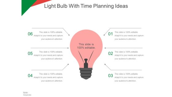 Light Bulb With Time Planning Ideas Ppt PowerPoint Presentation Infographics Graphics Template Light Bulb With Time Planning Ideas Ppt PowerPoint Presentation Infographics Graphics Template