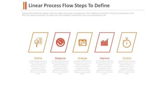 Linear Process Flow Steps To Define Ppt Slides Linear Process Flow Steps To Define Ppt Slides