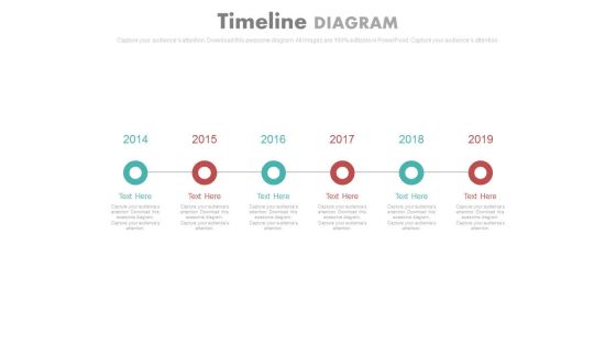 Linear Timeline With Years For Business Agenda Powerpoint Slides Linear Timeline With Years For Business Agenda Powerpoint Slides