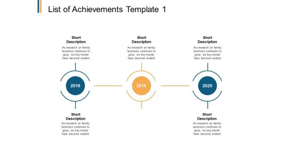 List Of Achievements Marketing Ppt PowerPoint Presentation Styles Brochure List Of Achievements Marketing Ppt PowerPoint Presentation Styles Brochure