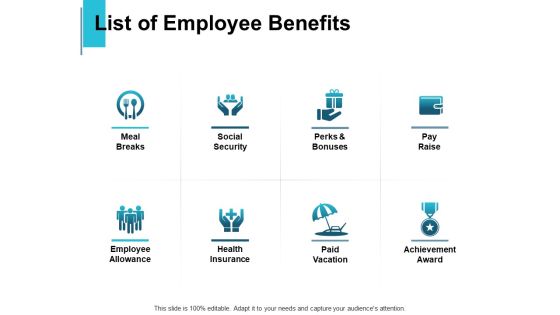 List Of Employee Benefits Health Insurance Ppt PowerPoint Presentation Icon Aids List Of Employee Benefits Health Insurance Ppt PowerPoint Presentation Icon Aids